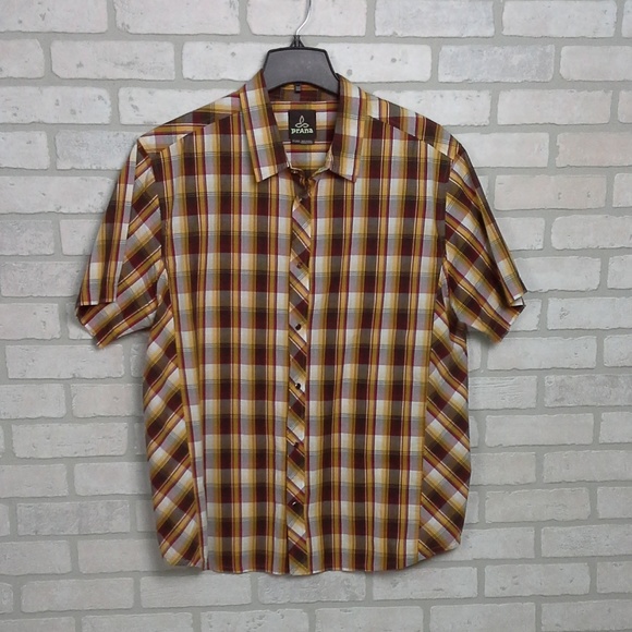 Prana Other - Prana Men's Snap Front Short Sleeve Shirt XL